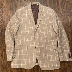 Men’s Banana Republic Linen Window-Pane sport coat